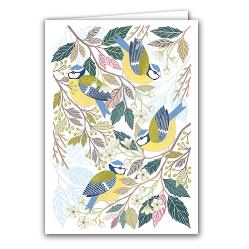 Blue Tits by Claire Tuxworth