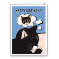 Happy Birthday Cat Dream by Anne Cakebread