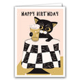 Happy Birthday Cat Pint by Anne Cakebread