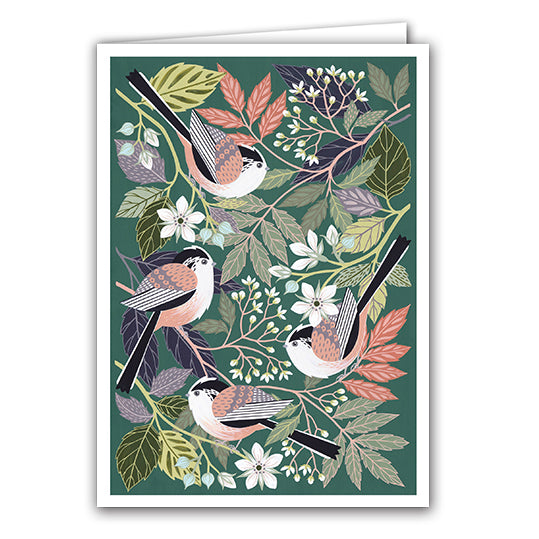 Long-Tailed Tits by Claire Tuxworth