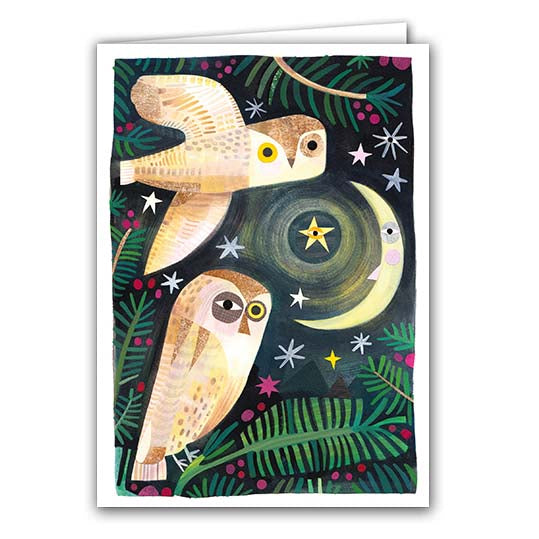 Winter Owls by Nikki Pontin