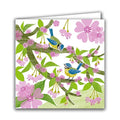 Blue Tits and Blossom by Liane Payne