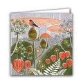 Seedheads and Bullfinch by Liane Payne