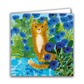 Cornflower Cat by Kay Widdowson