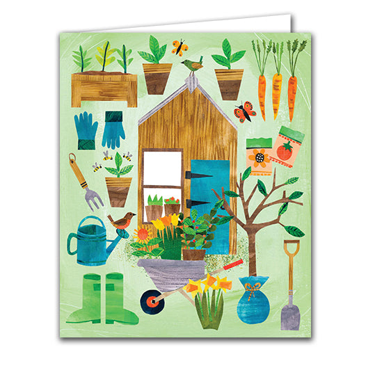 Allotment Shed by Tracey English