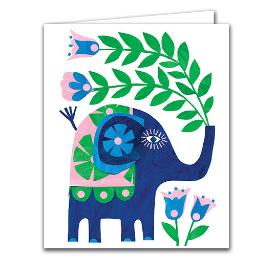 Folk Elephant by Tracey English