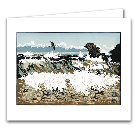 Big Surf at Llangrannog by Ian Phillips