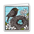 Blackbird with Eggs by Kat Lendacka