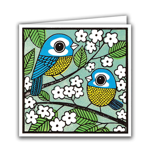 Blue Tits by Kat Lendacka