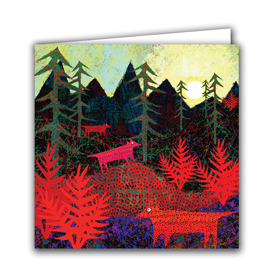 Dotty Fox in the Pines by Michelle Brown