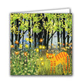 Skinny Cat in the Garden by Michelle Brown