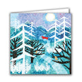 Dotty Fox in Blue Winter by Michelle Brown