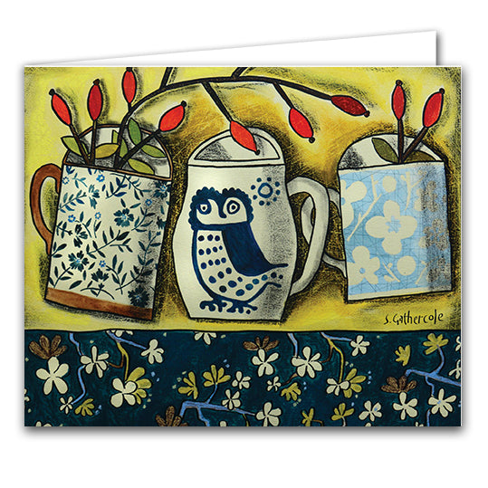 Autumn Owl Mug by Susan Gathercole