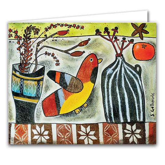 Felt Bird and Klug Jug by Susan Gathercole
